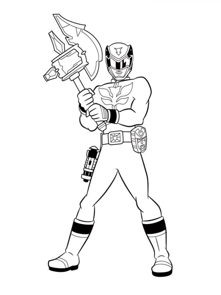 Power Rangers Ninja Storm Coloring Pages