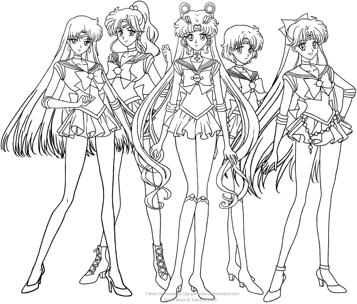 Eternal Sailor Moon Coloring Pages