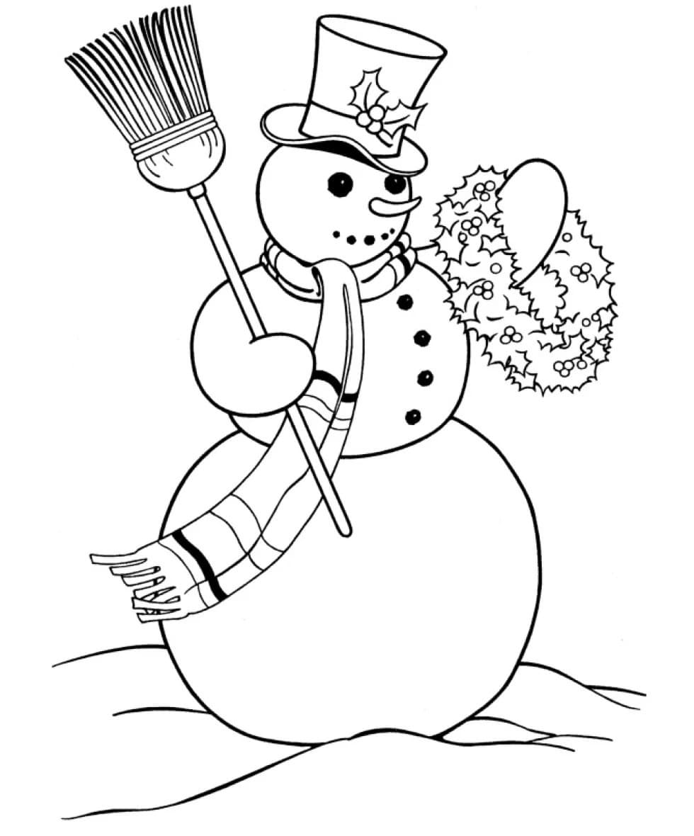 Snowman Coloring Pages