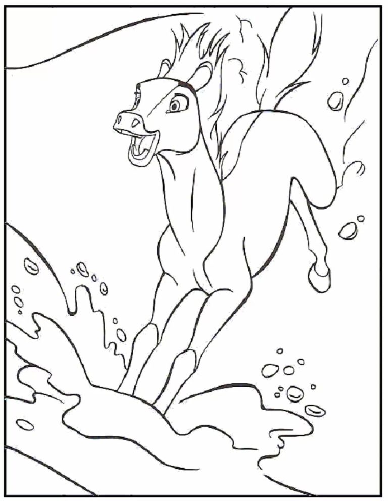 Spirit Riding Free Coloring Pages