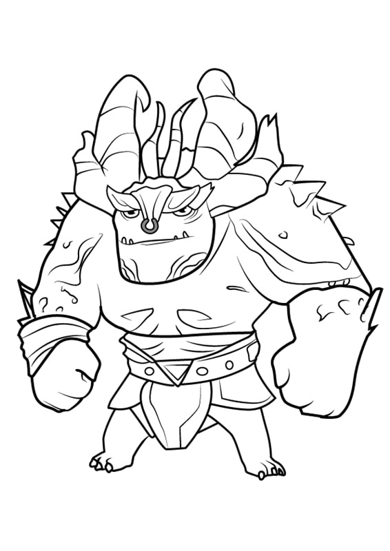 Ausmalbilder Trolljäger. 32 einzigartige Malvorlagen zum Drucken