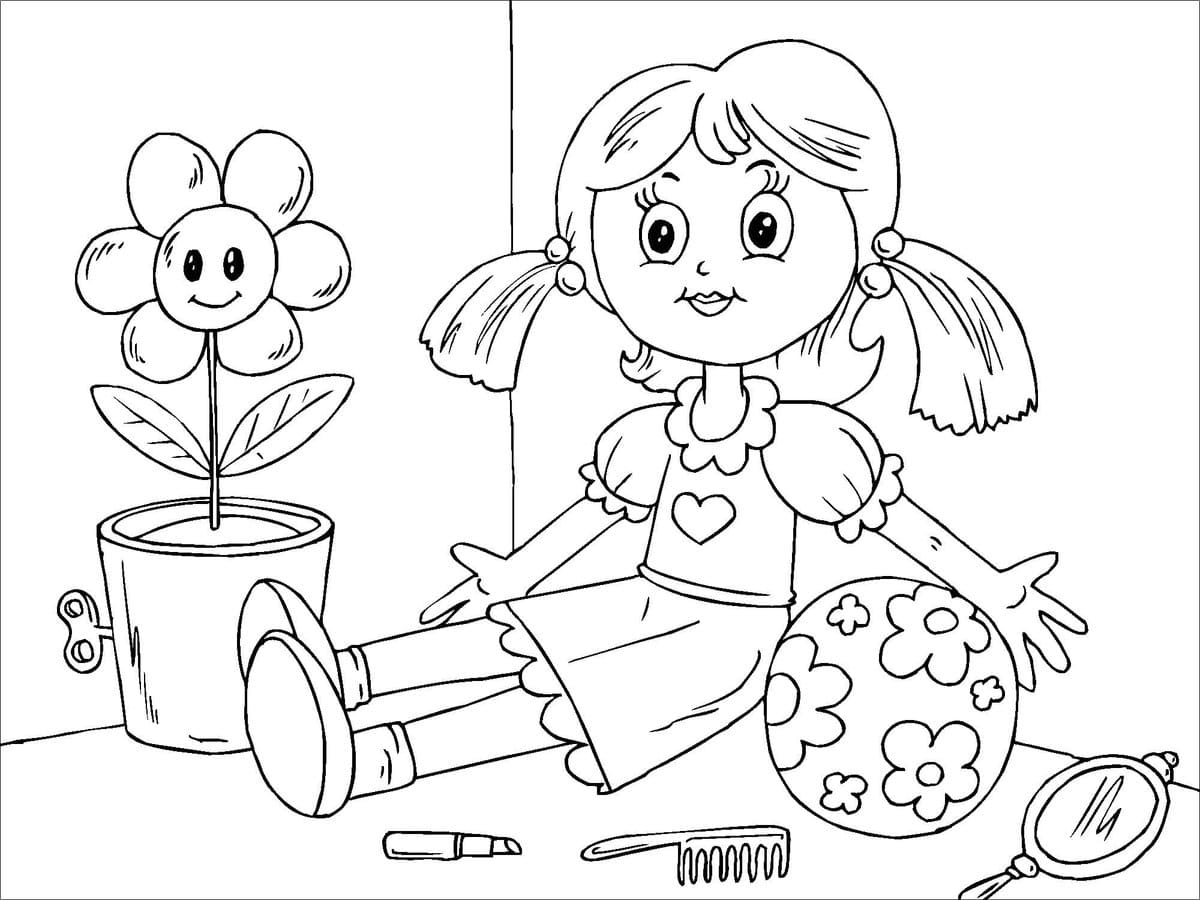 Ausmalbilder Kindergarten. Drucken Sie 100 Bilder für Kinder