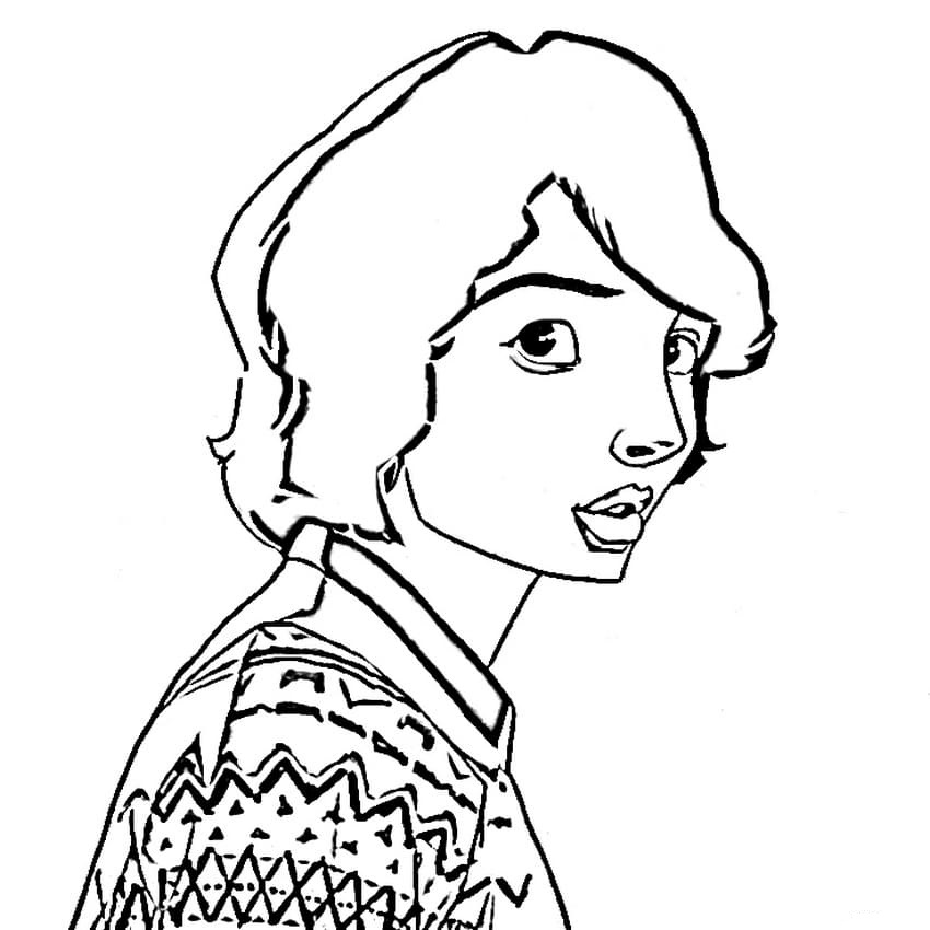 Printable Stranger Things Coloring Pages