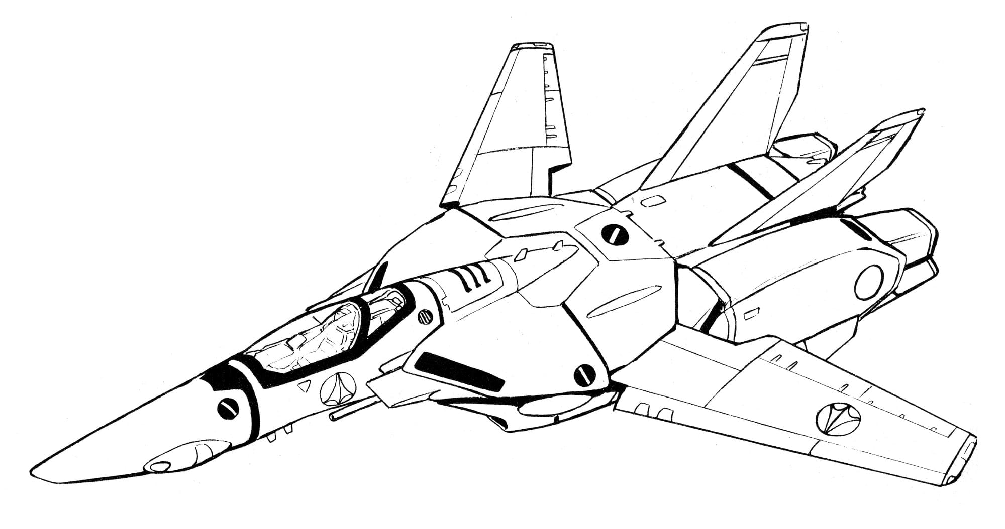 54 Kampfjet Ausmalbild Ausmalbilder / Malvorlagen kostenlos
