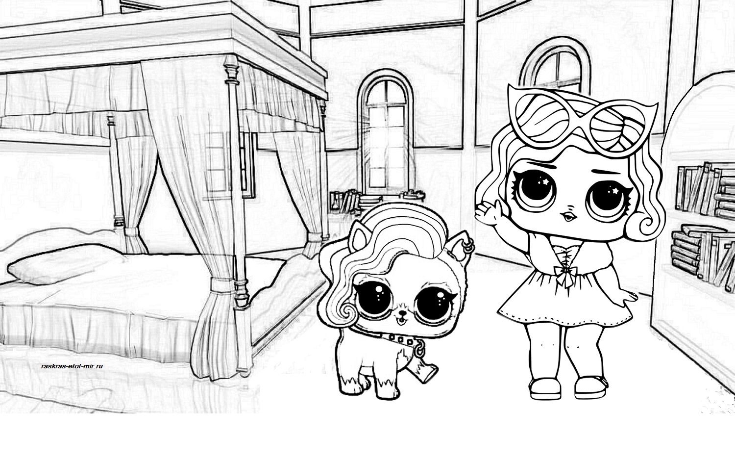 LOL Surprise Dolls Coloring Pages. Print Them for Free! All the Series