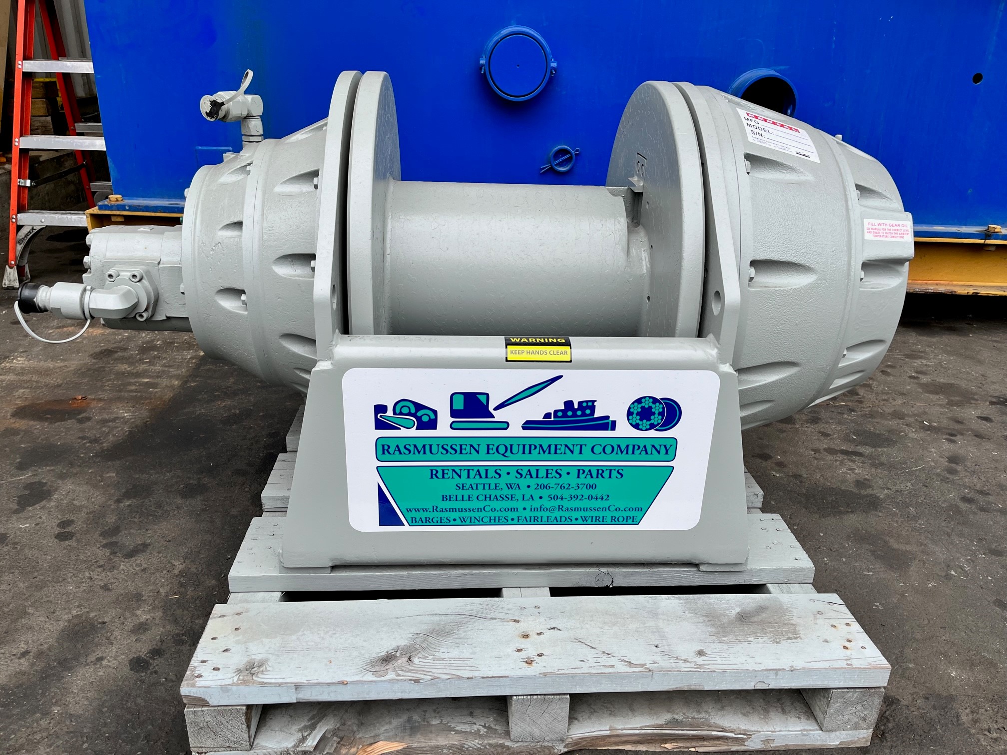 Lantec 750 122 hyd winch rentals Seattle WA Where to rent lantec 750