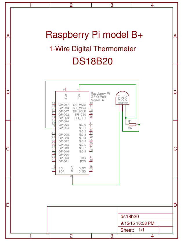 Enable one wiring for DS18B20 and DS18S20+ digital thermometer