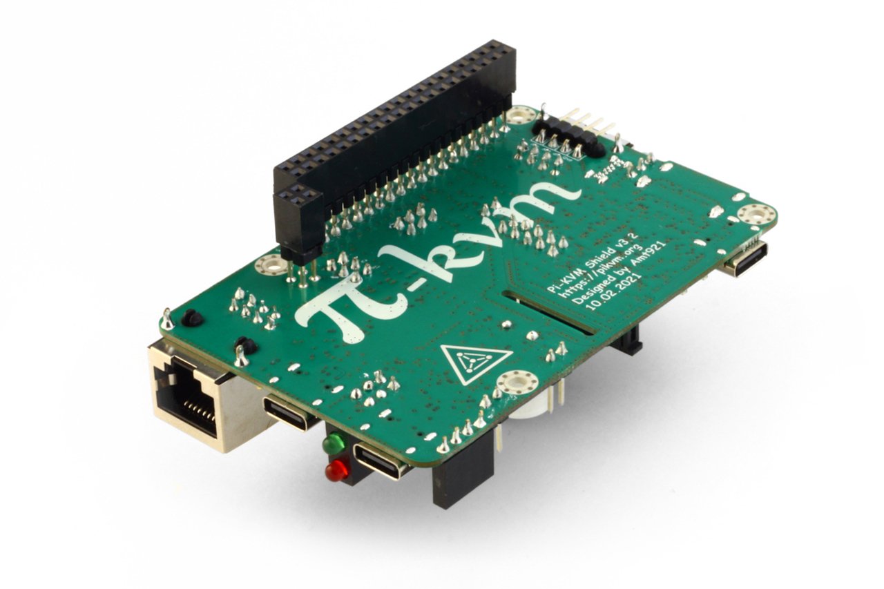 PiKVM v3 HAT for Raspberry Pi 4 • RaspberryPi.dk