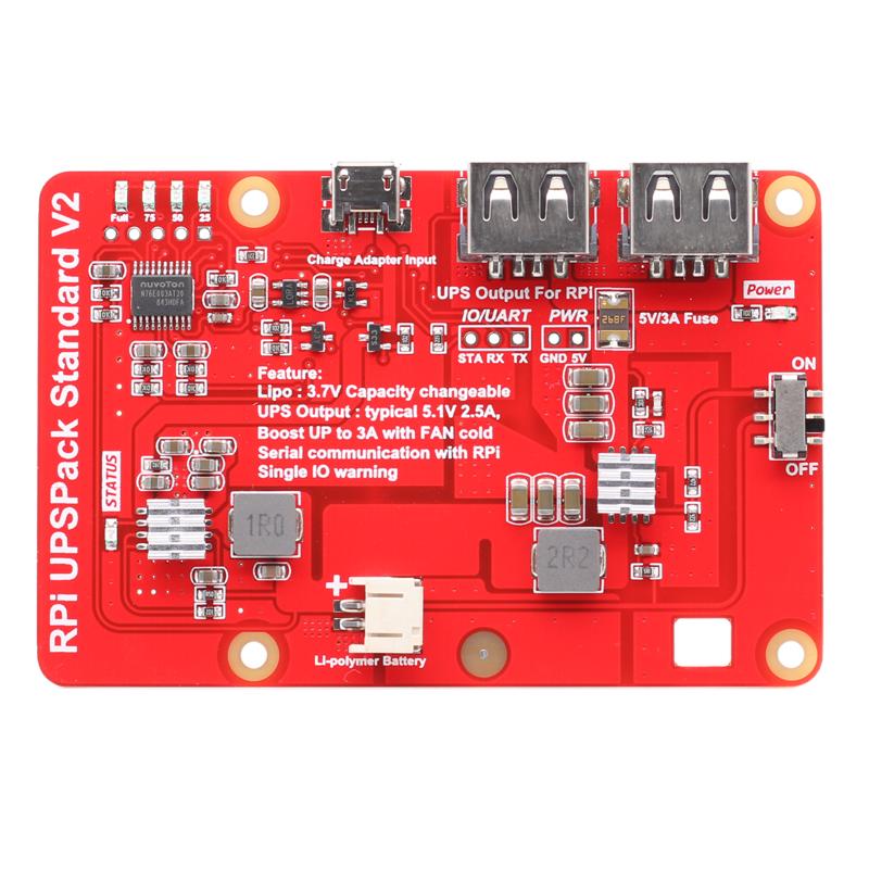 Raspberry Pi UPS Pack Uninterruptible Power Supply Raspberry Pi