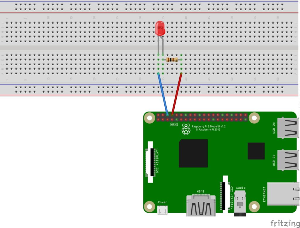 Making a LED blink using the Raspberry Pi and Python Raspberry Pi HQ