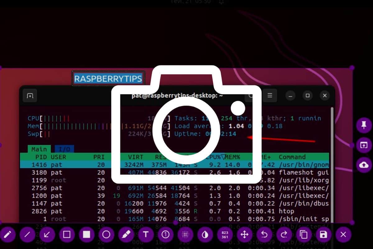 The Best Tools To Capture Screenshots on Ubuntu RaspberryTips