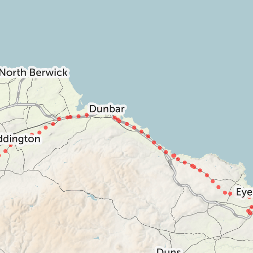 C2C Cycling Map Print, Coast To Coast Cycle Route, Cycling, 46 OFF