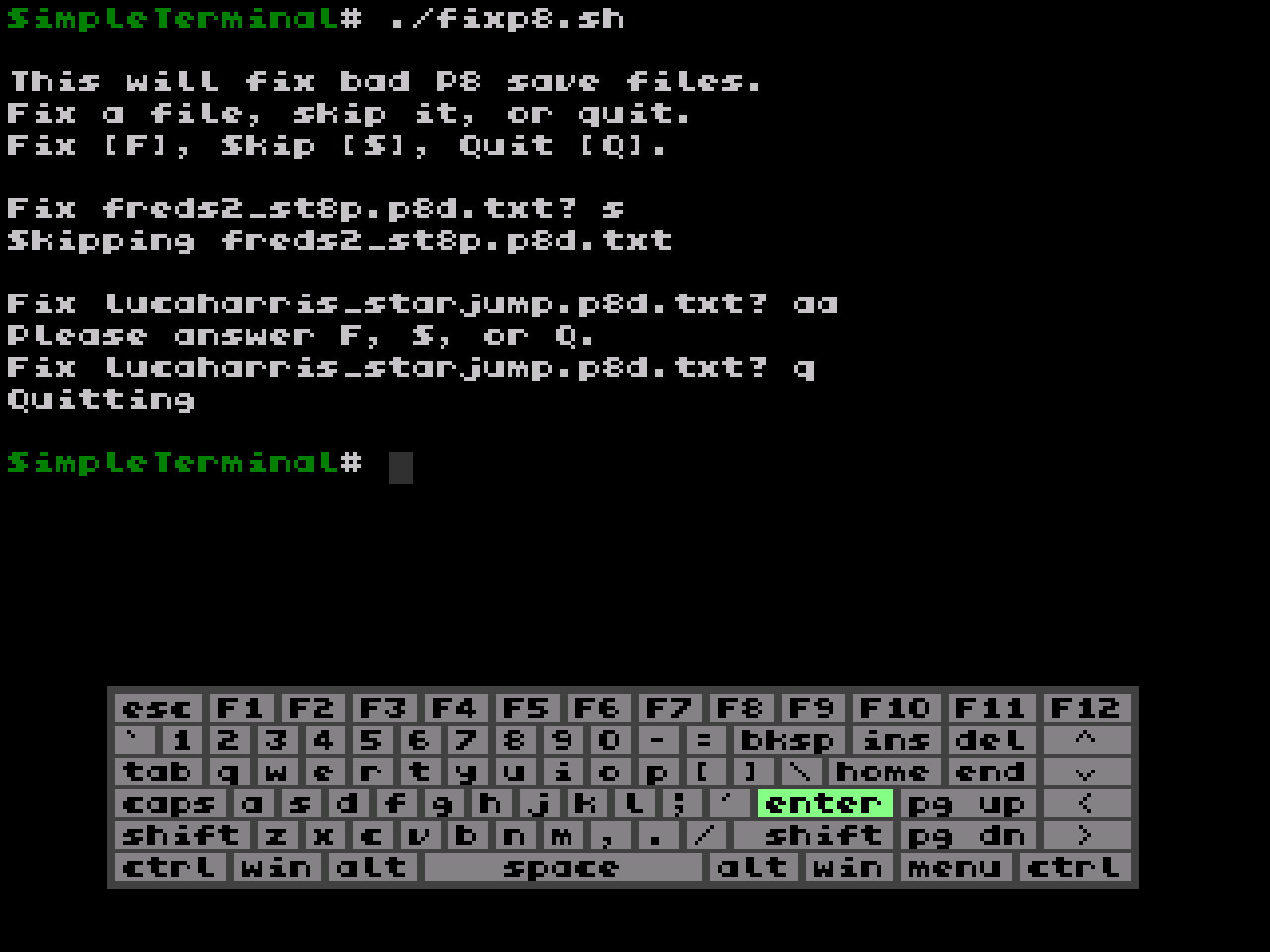 Fix Corrupt PICO8 Save Data on Anbernic RG35XX RasterWeb!