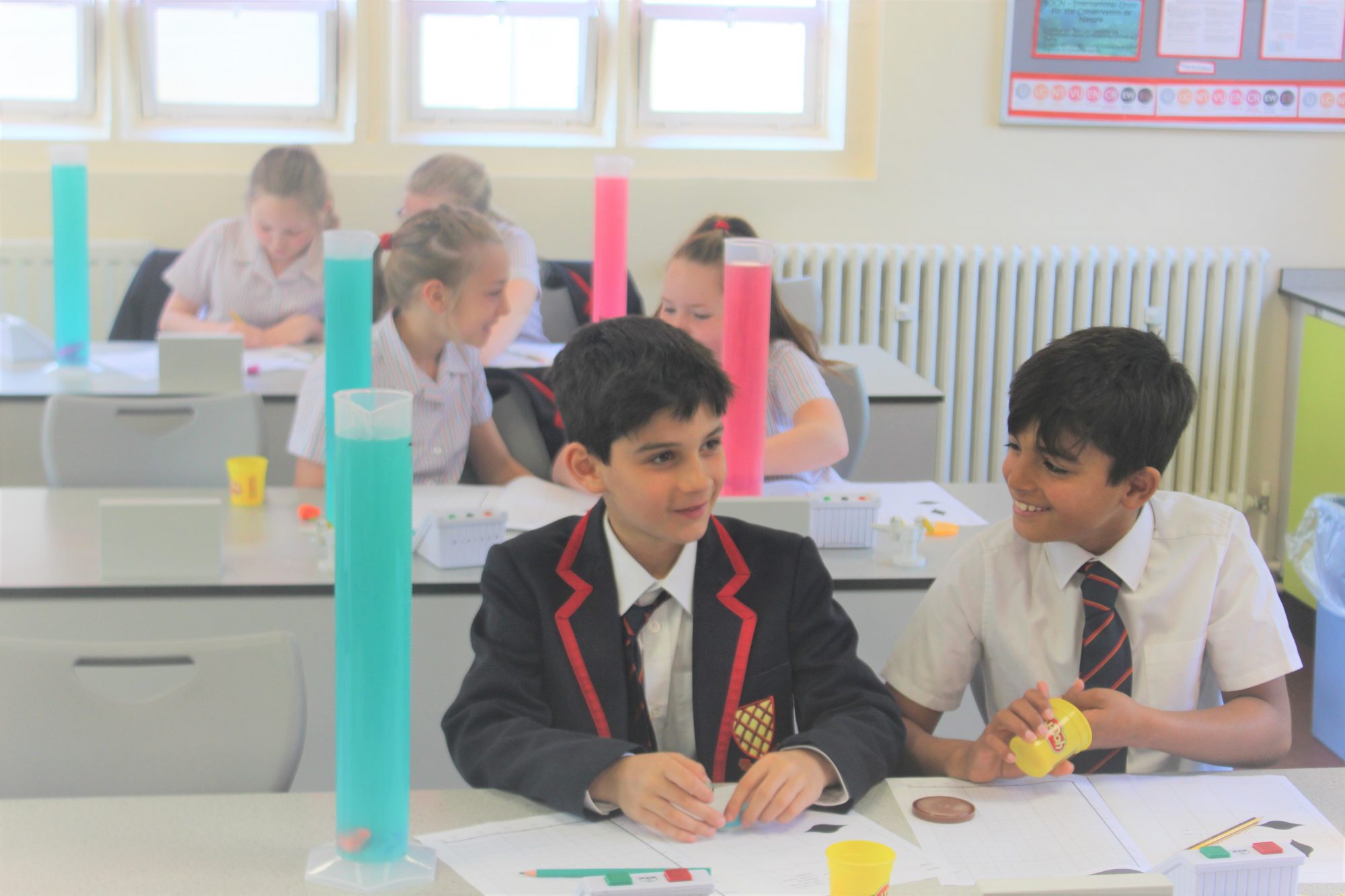 Year 5 Grace Dieu Manor pupils enjoy explosive Science Taster Morning