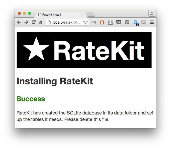 Star ratings PHP jQuery plugin RateKit Installation