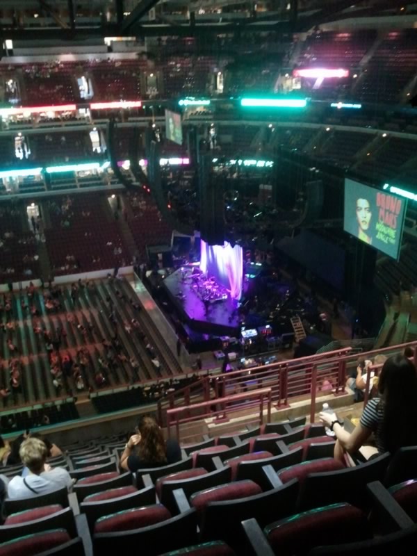 Upper Level Side United Center Concert Seating