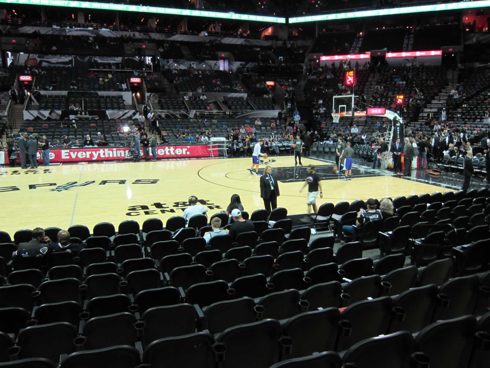 AT&T Center Section 22 San Antonio Spurs