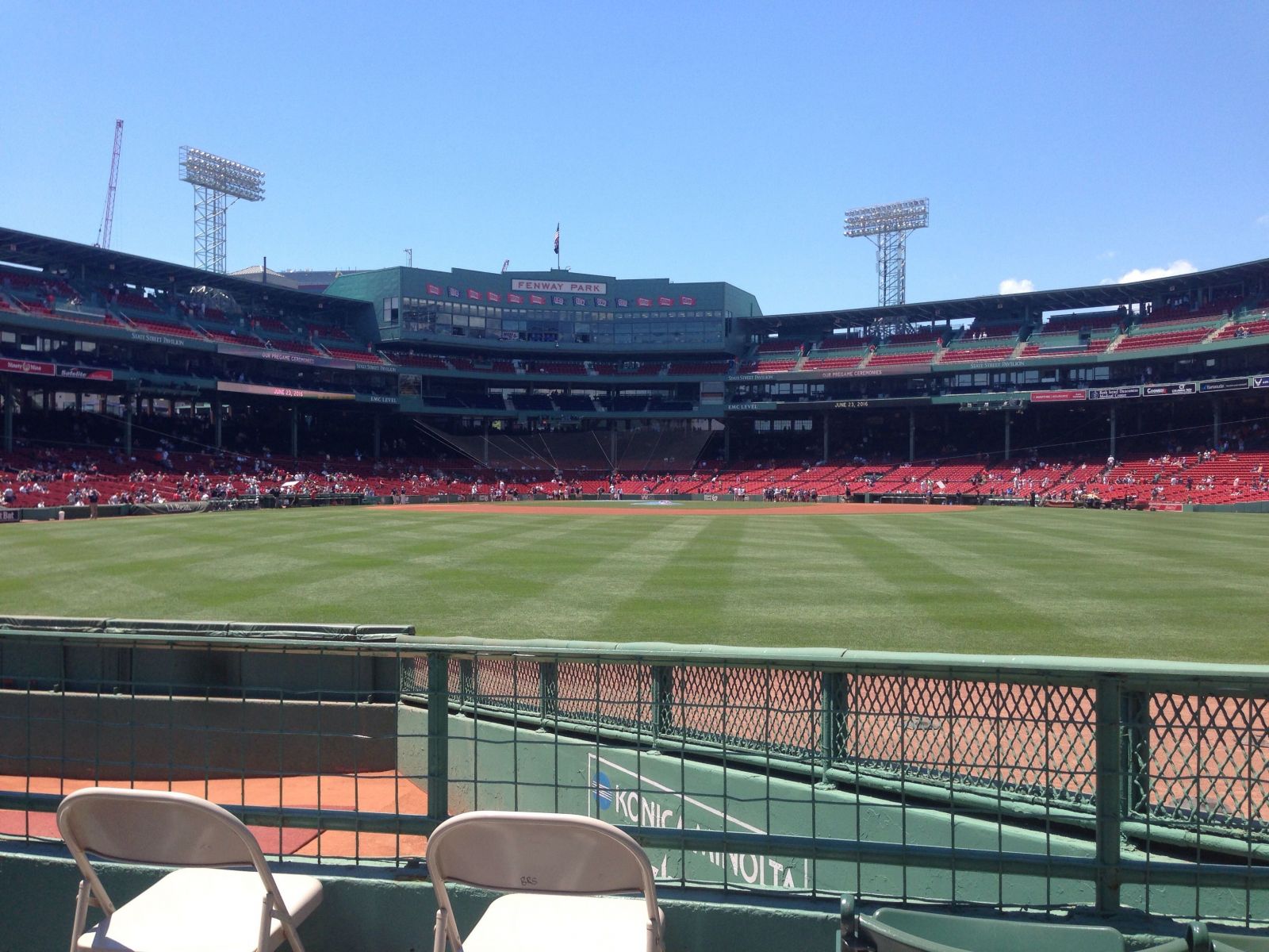 Bleachers 40 at Fenway Park