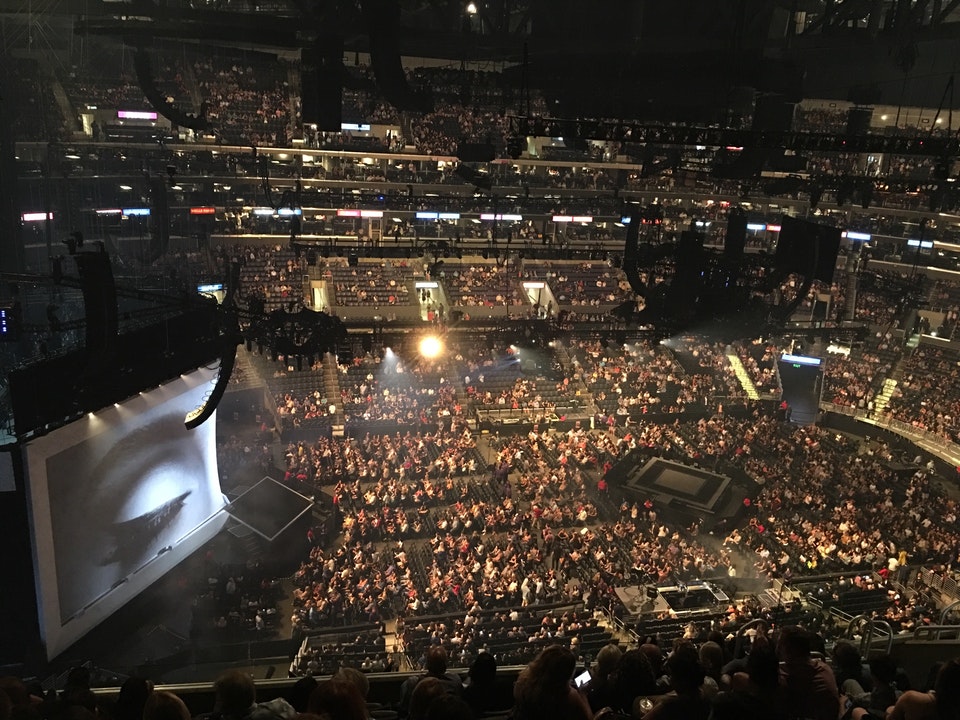 Section 320 at Staples Center for Concerts