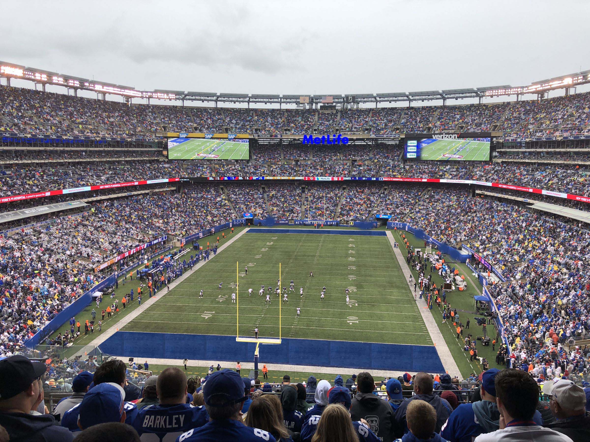 Section 250B at MetLife Stadium for Giants & Jets Games