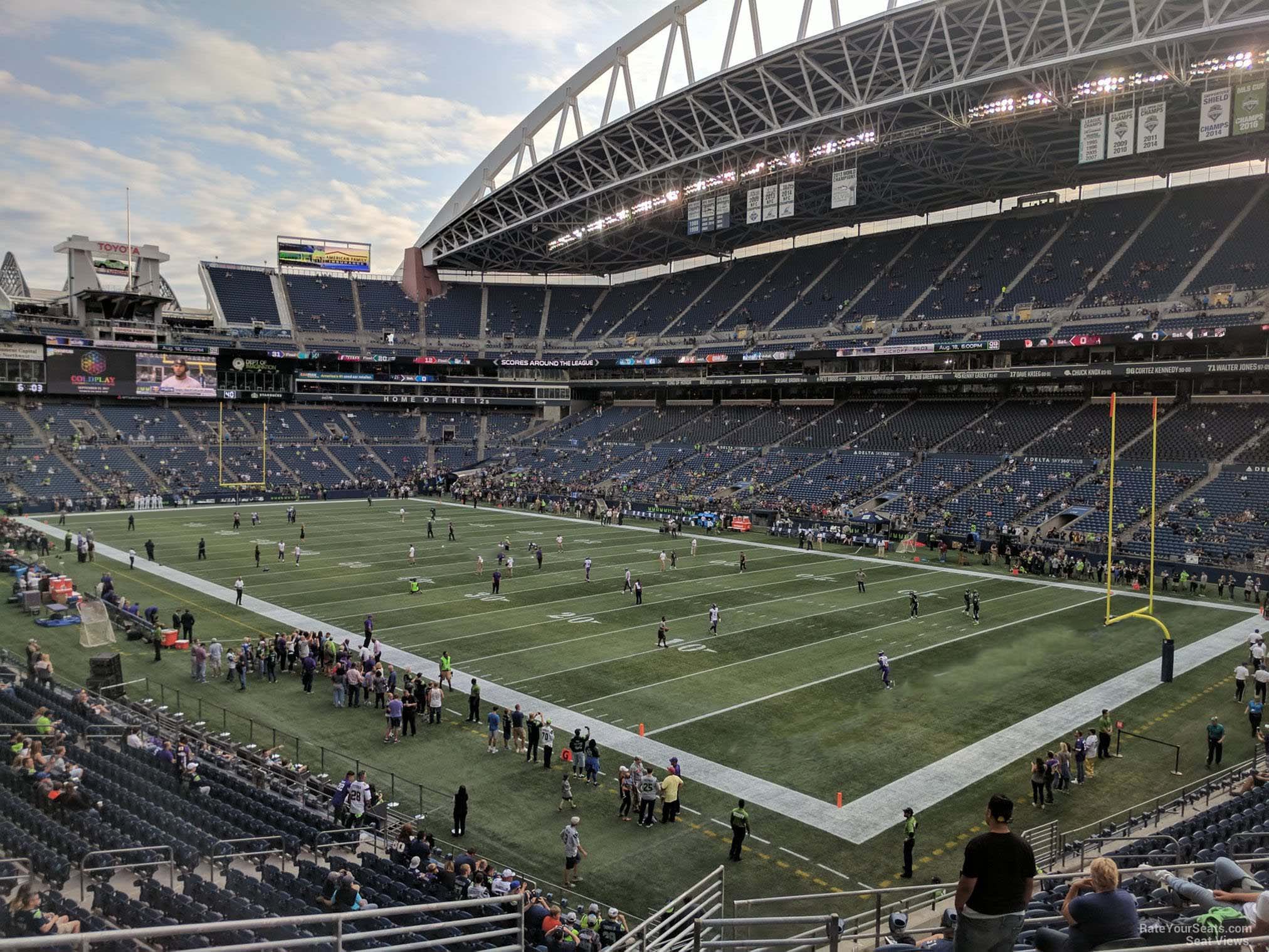 CenturyLink Field Section 101 Seattle Seahawks