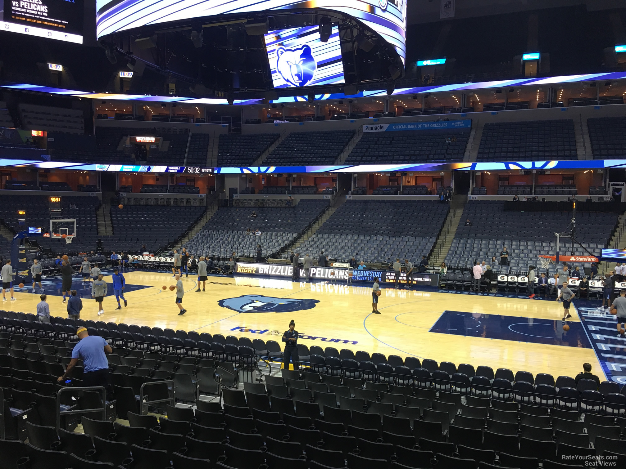 Section 115 at FedEx Forum Memphis Grizzlies