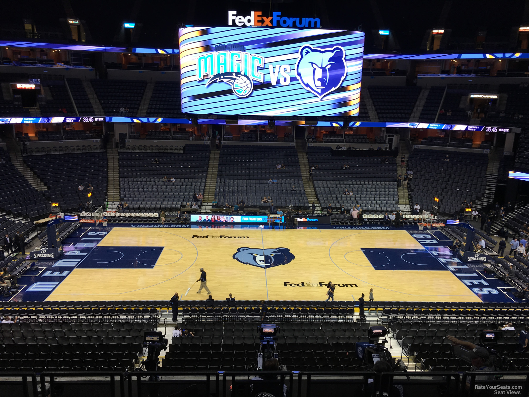 Section P11 at FedEx Forum Memphis Grizzlies