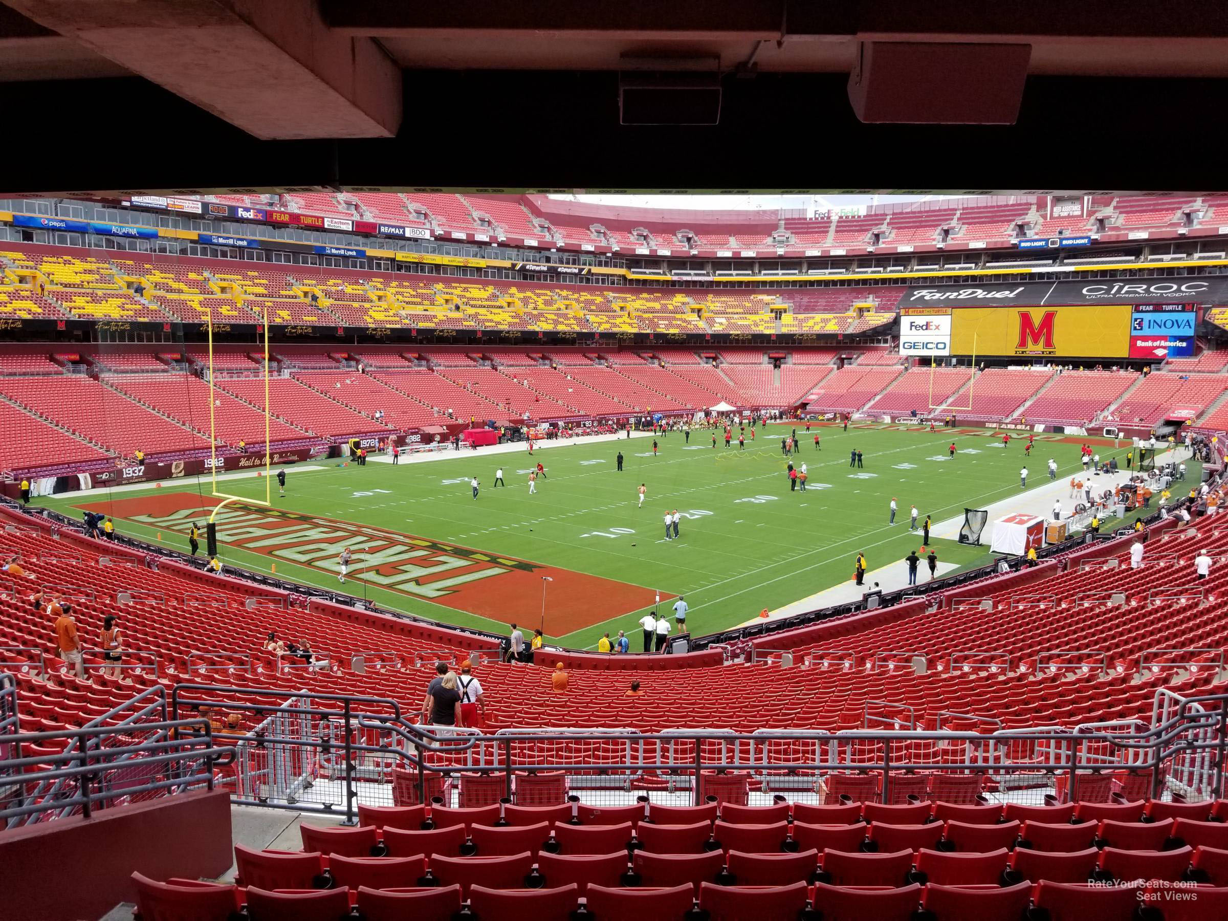 Fedex Field Map Seating