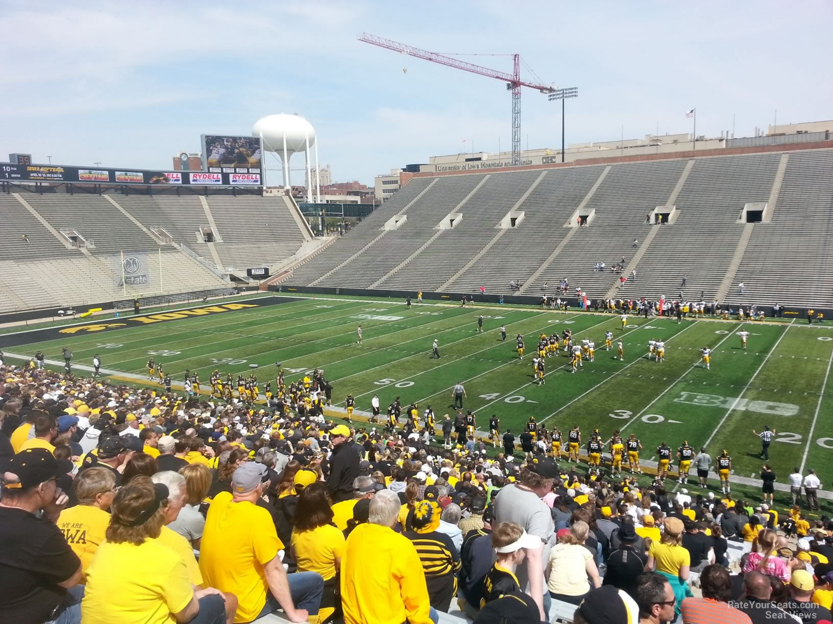 Kinnick Stadium Section 124