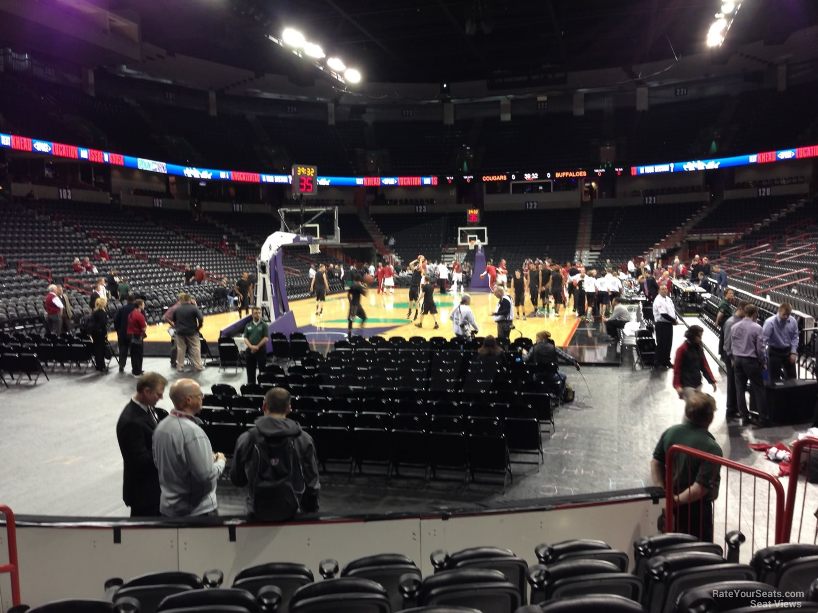 Spokane Arena Section 111 Basketball Seating