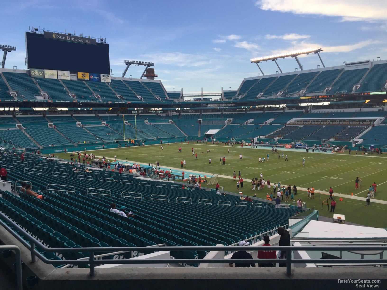 Section 212 at Hard Rock Stadium Miami Dolphins