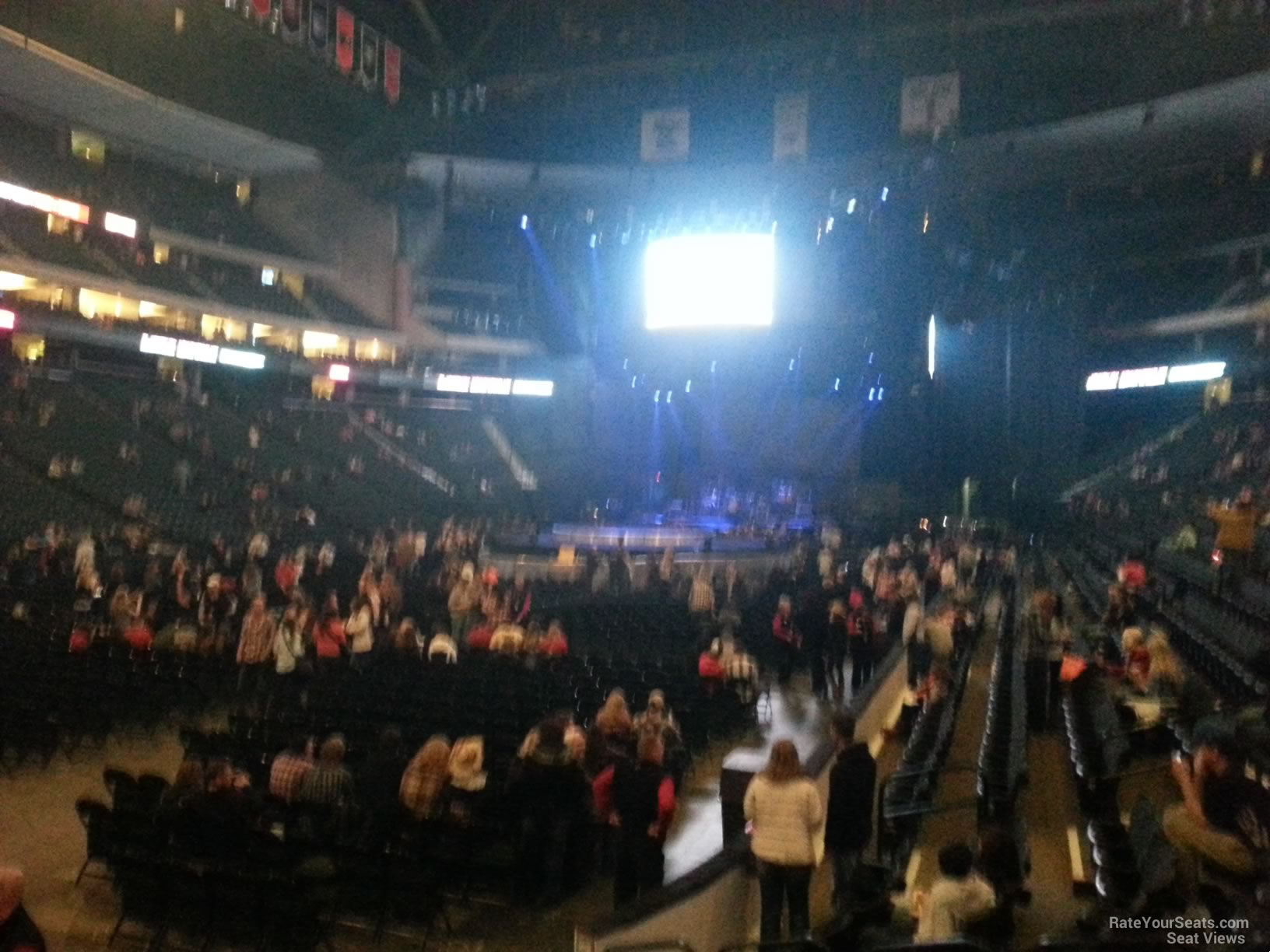 Is Section 107, Row 13 good for a concert at the Xcel Energy Center