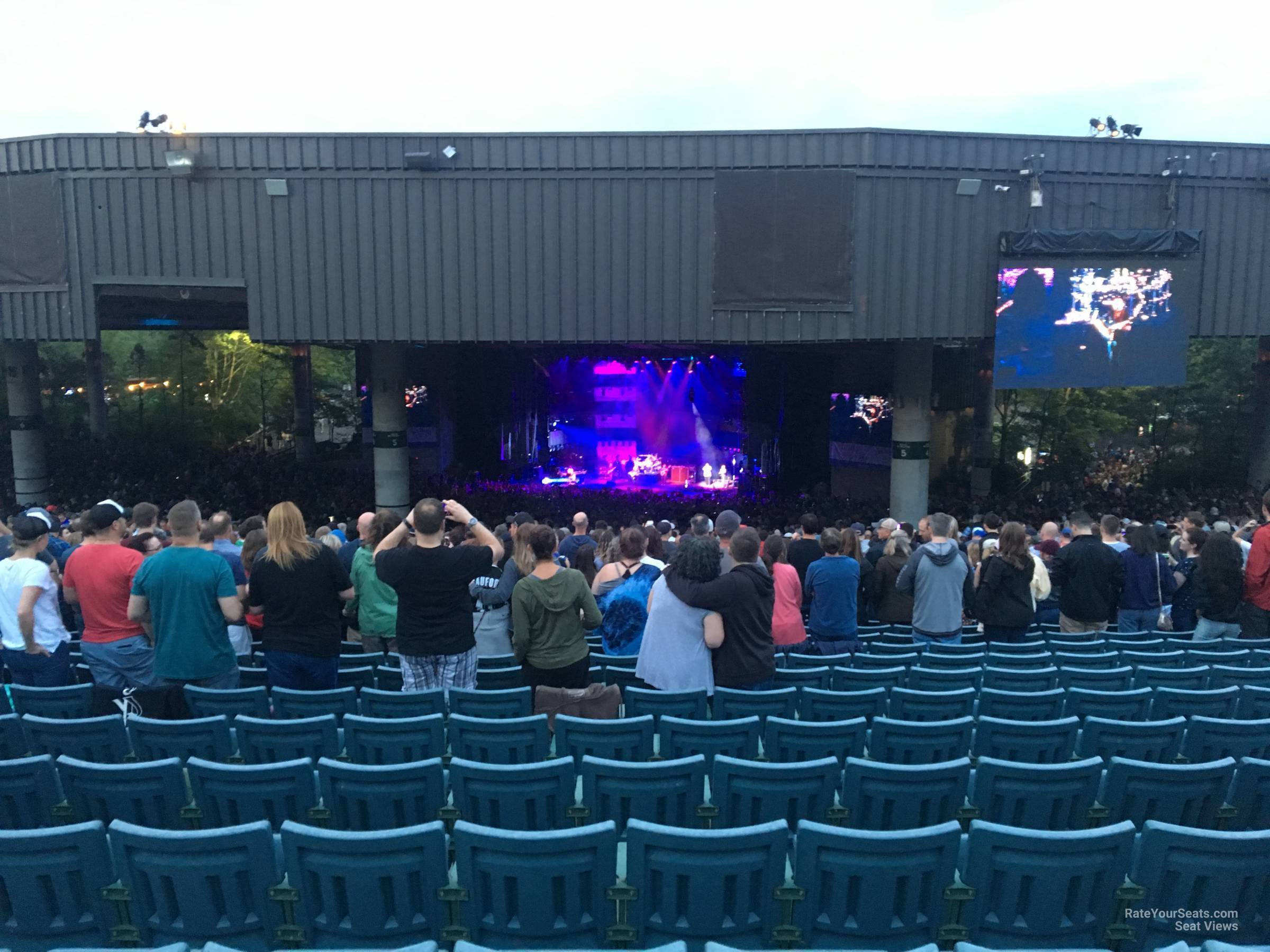 Section 11 at Xfinity Center (Mansfield, MA)