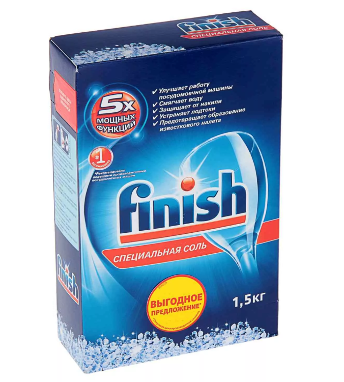 TOP 7 best dishwasher salts rating, how to choose, characteristics