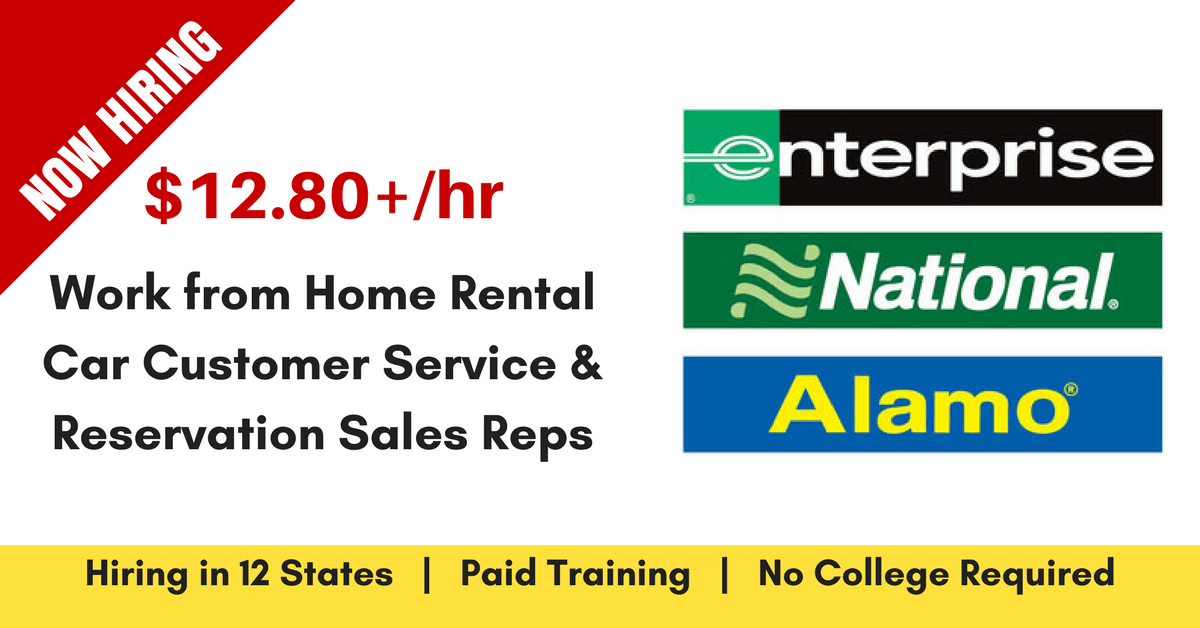 Enterprise Rental Car Hiring Customer Service Reps and Reservations