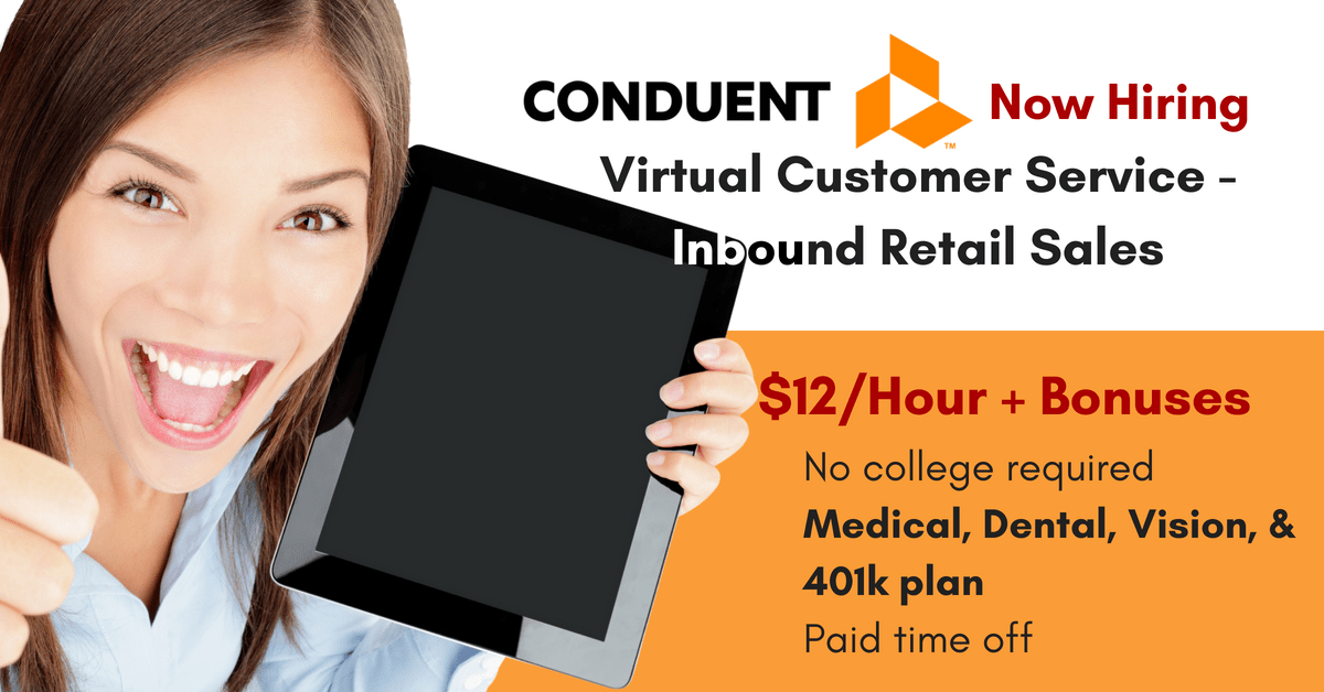 1213/Hr. Virtual Customer Service Inbound Retail Sales With