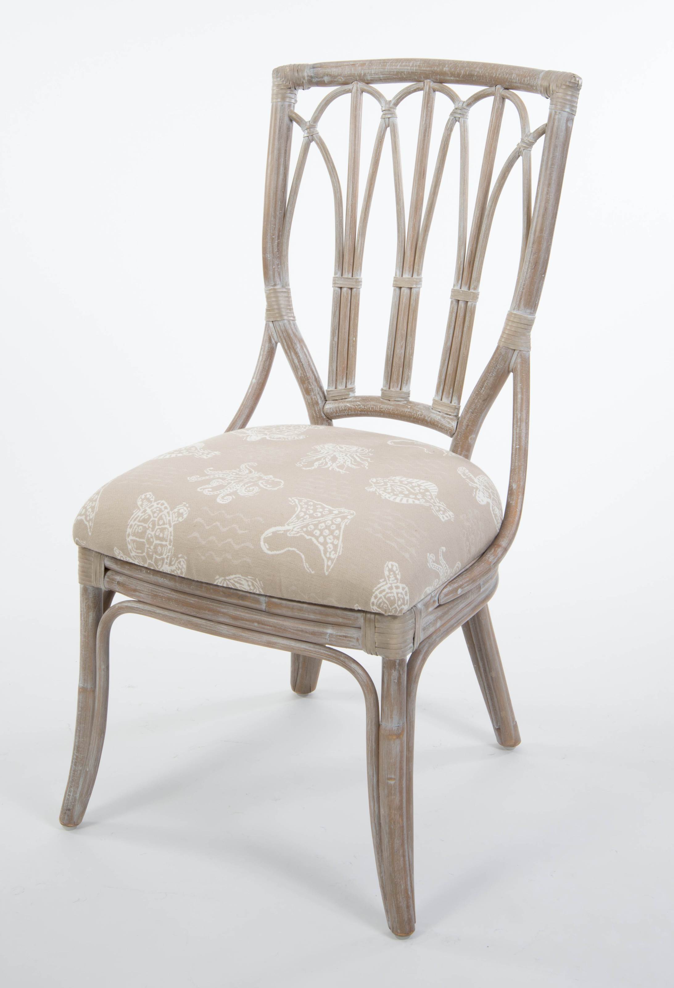 Cuba Dining Side Chair Rustic Driftwood Finish Alexander & Sheridan