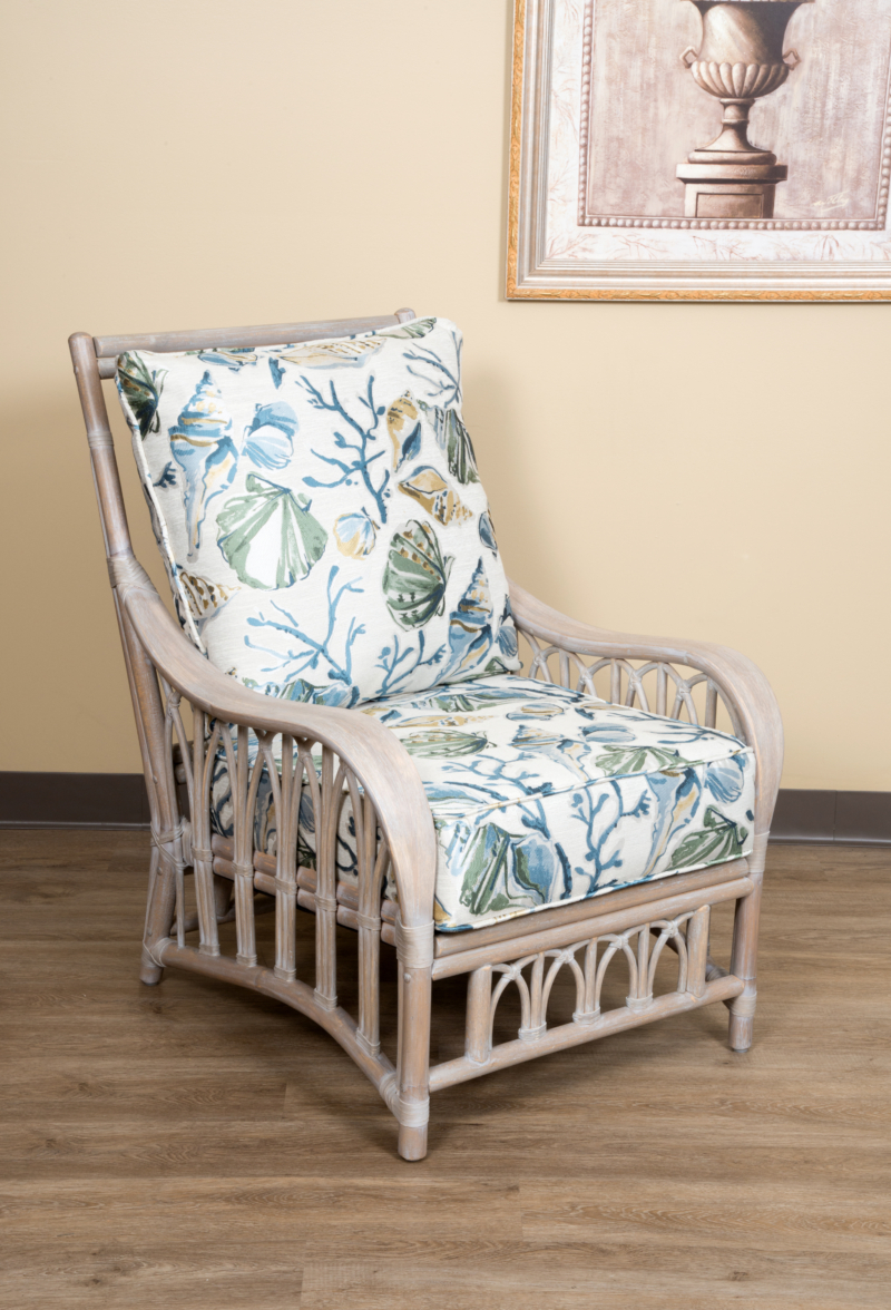 Cuba Lounge Chair Rustic Driftwood Finish Alexander & Sheridan