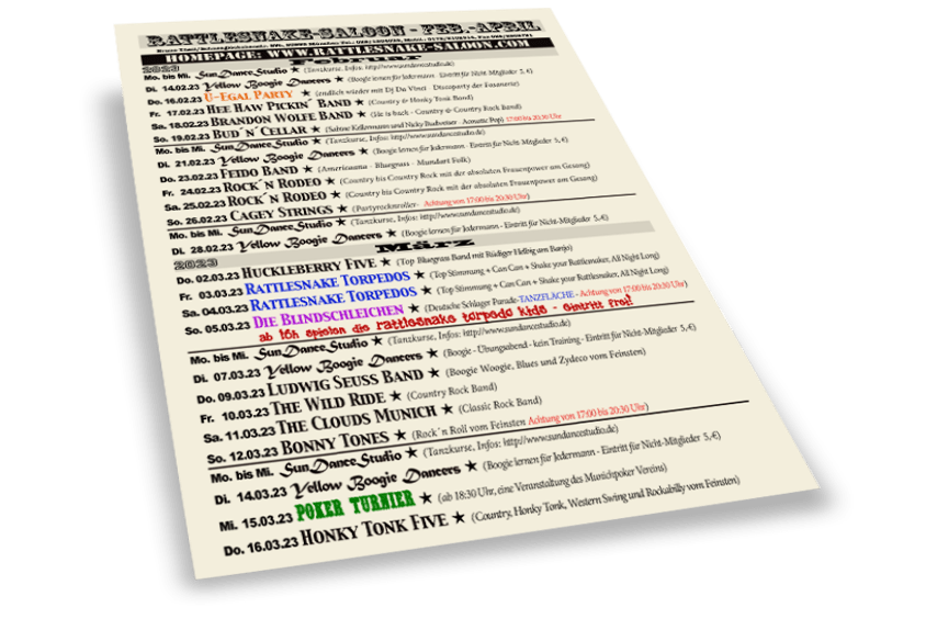 Programm Herunterladen Rattlesnake Saloon