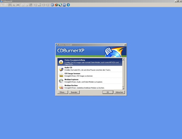 Gratis Brennprogramm CDBurnerXP Ratze.eu