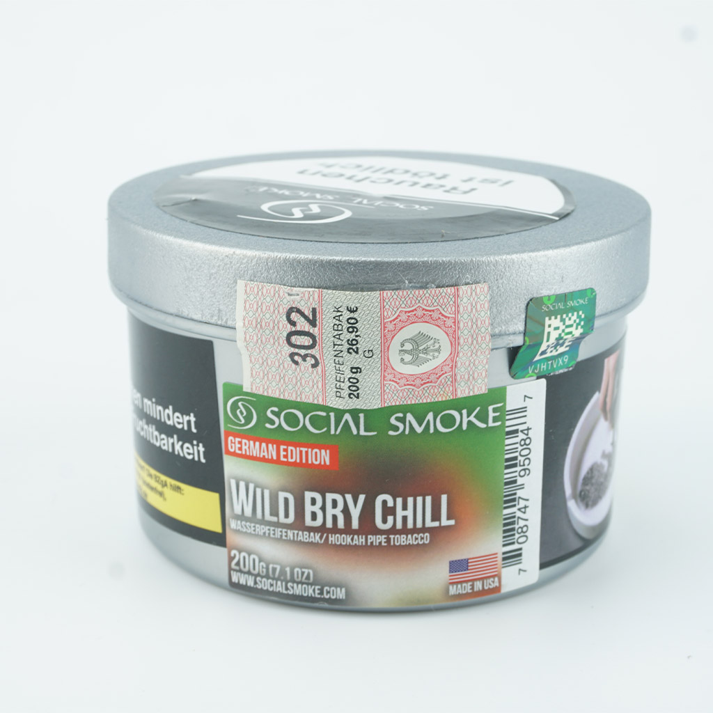 Social Smoke Wild Bry Chill Tabak 200g RauchPalast
