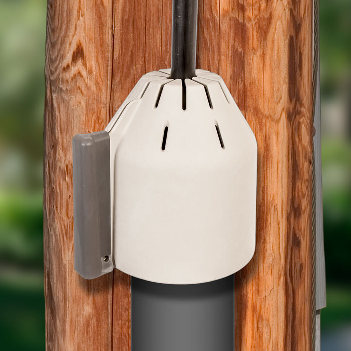 Conduit Riser Cover Avian Wildlife Protection Rauckman Utility Products