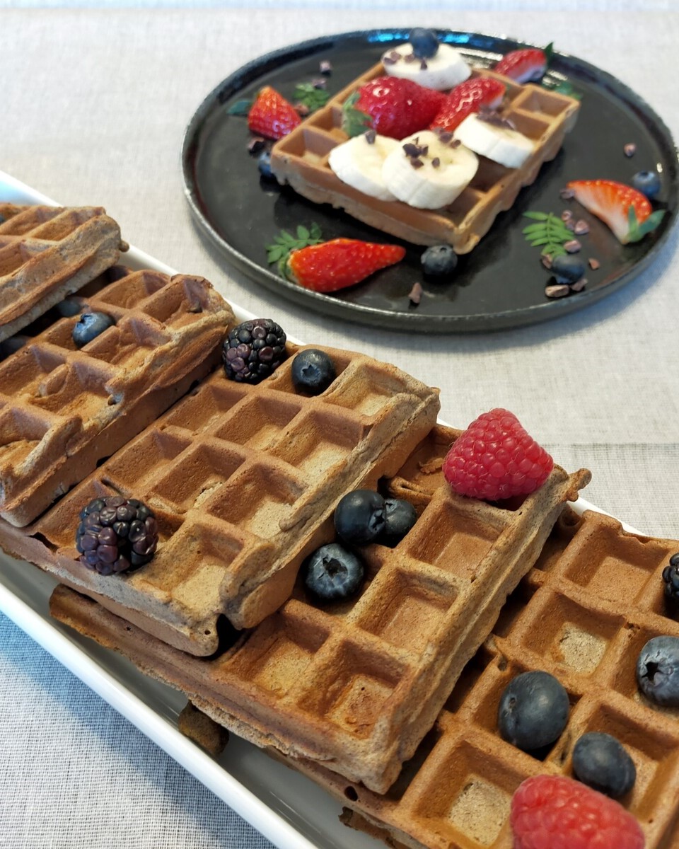 Belgian Waffles With Buckwheat Waffles RauJensen