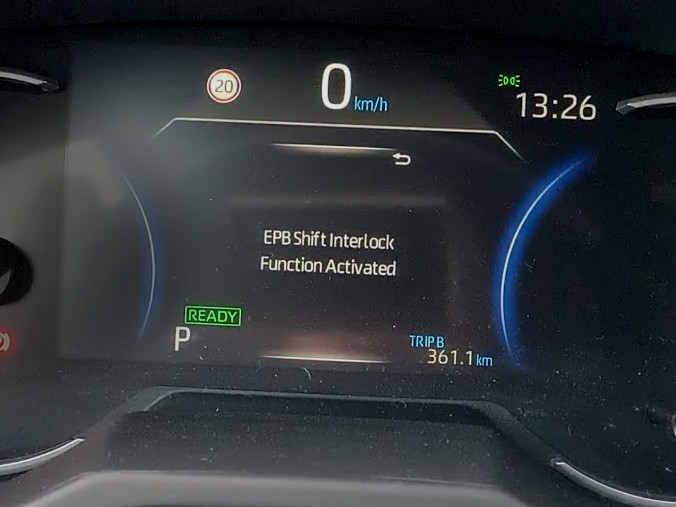 "EPB Shift Interlock Function Activated" Explained (Toyota)