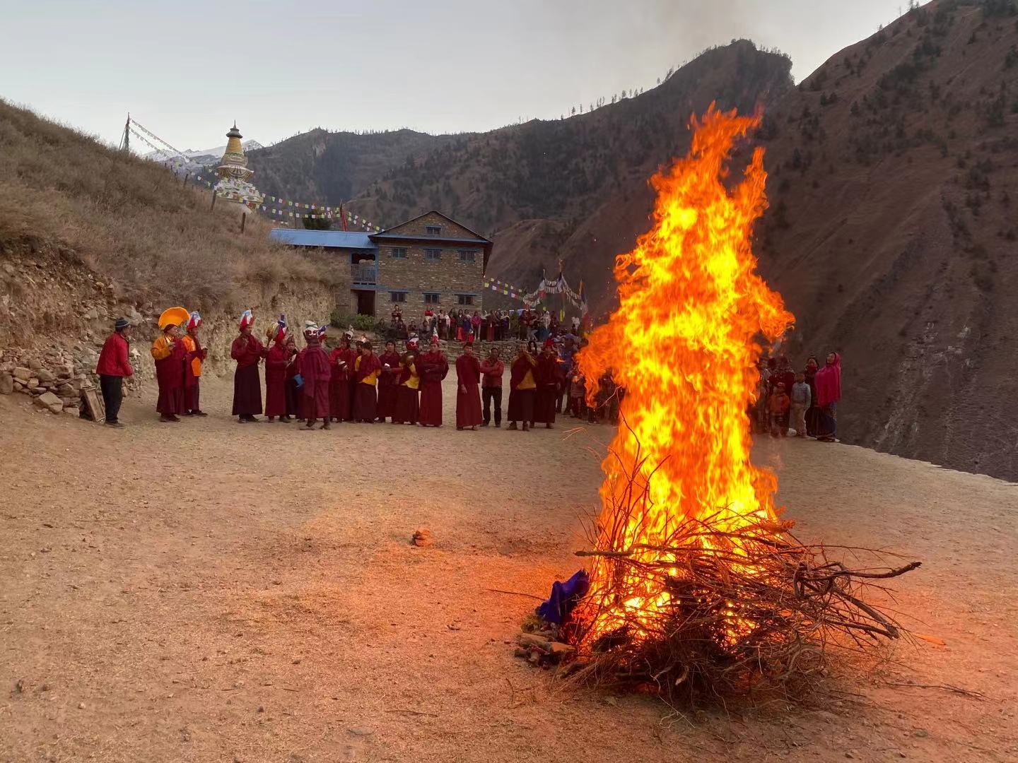 The Annual Retreat of the Blazing Fire Deity, Takla Mébar Nine Ways