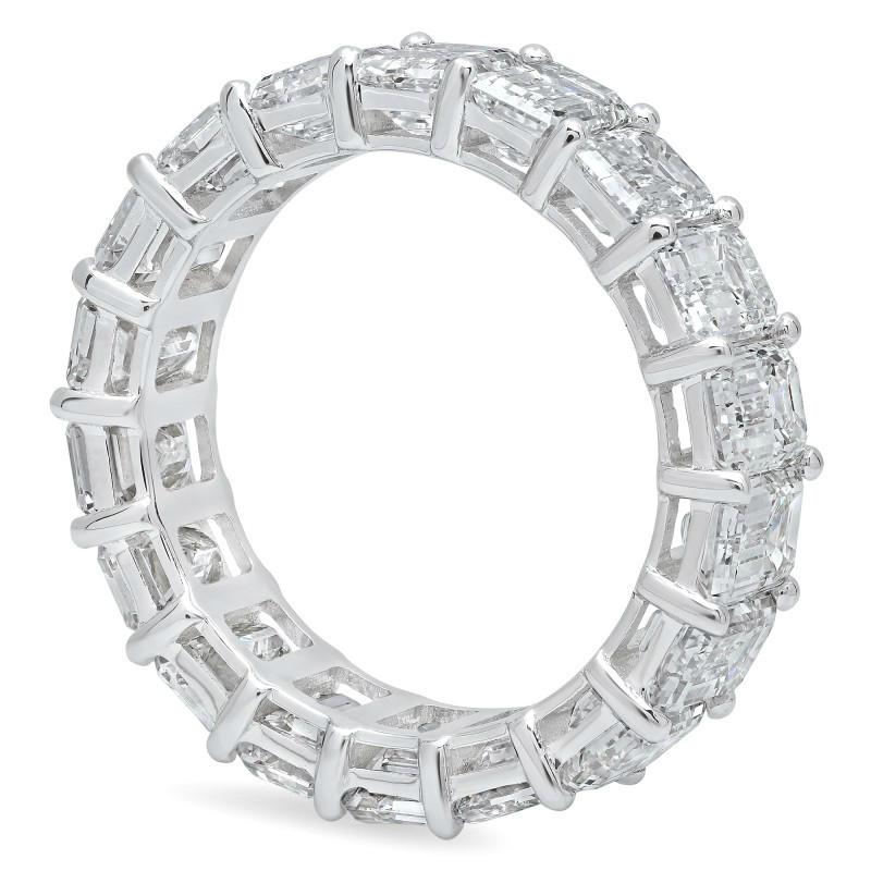 8.37 Carat Emerald Cut Diamond Eternity Band 18k Raven Fine Jewelers