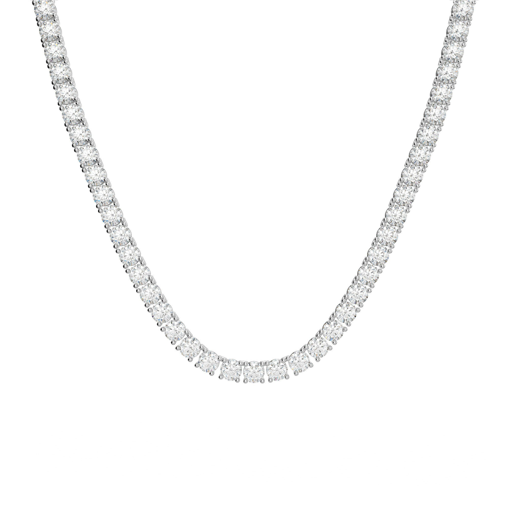 40 Carat Diamond Tennis Necklace Raven Fine Jewelers