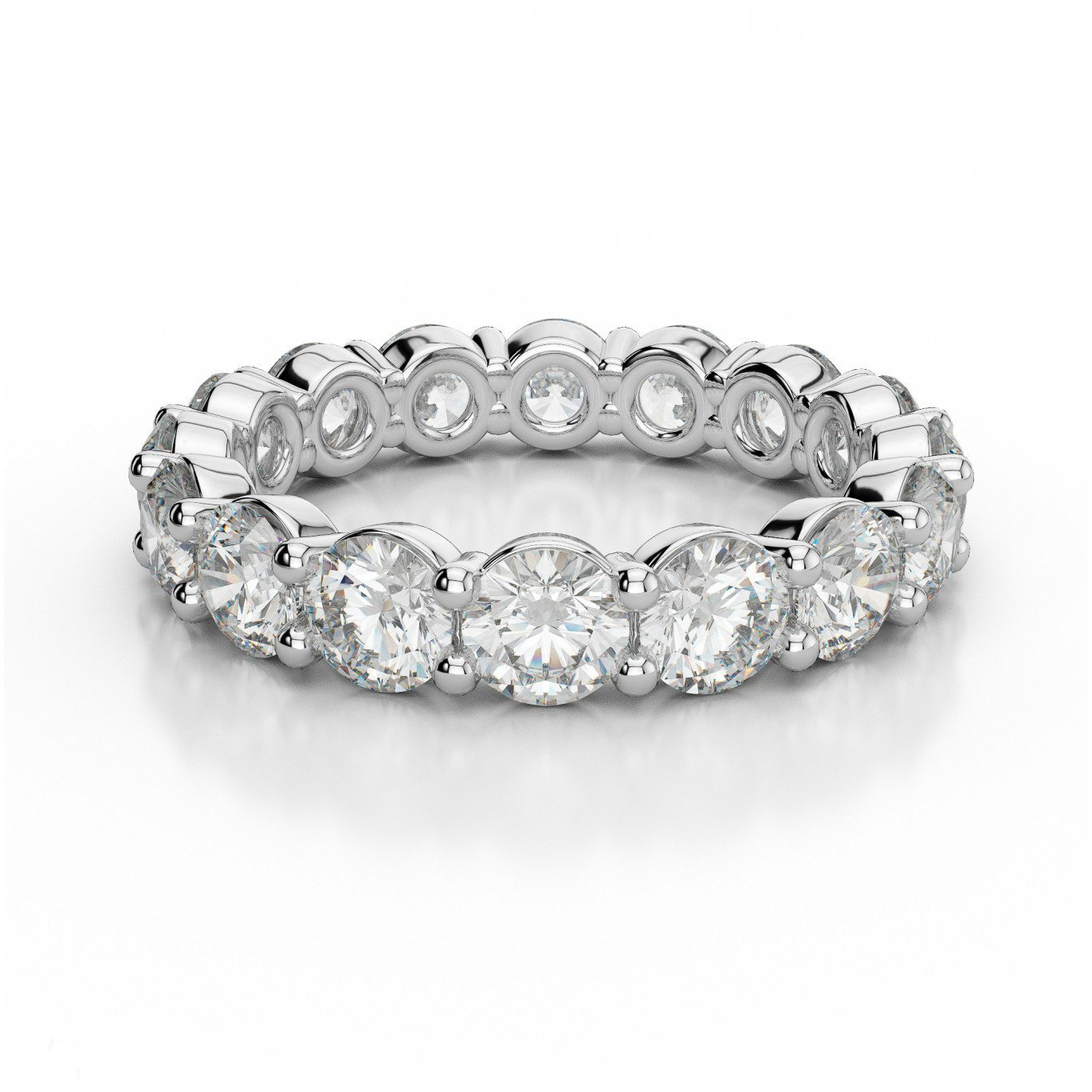 Shared Prong Diamond Eternity Band Raven Fine Jewelers