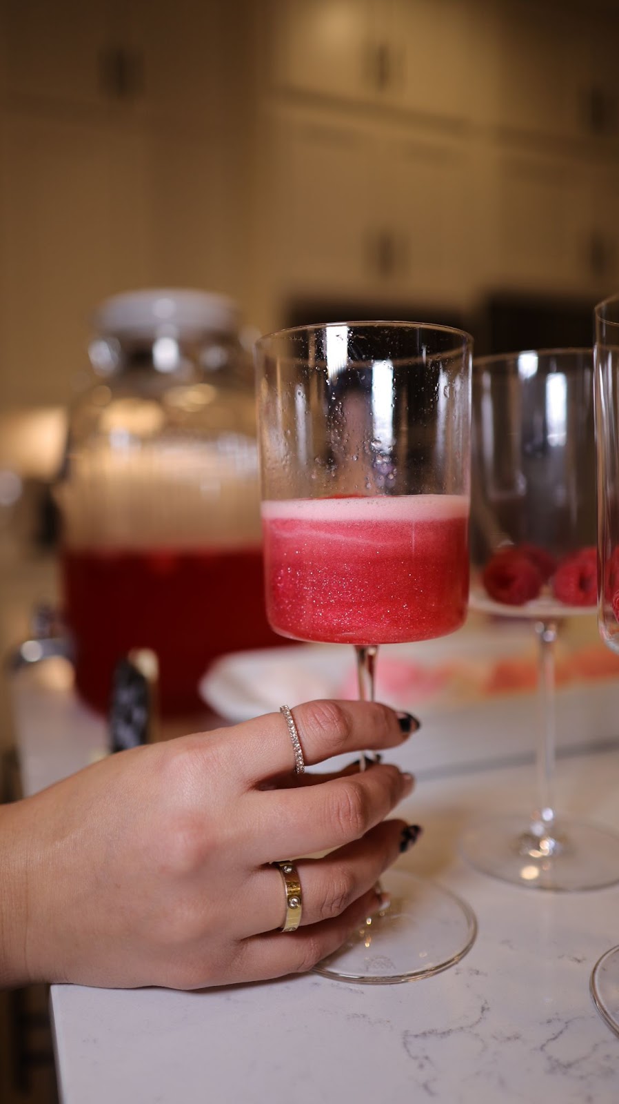 Champagne Cocktail with Love Bombs