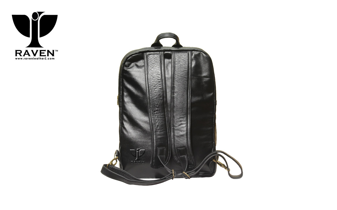 RAVEN GENUINE LEATHER BACKPACK RUB06 RAVEN Leather Jacket & Goods